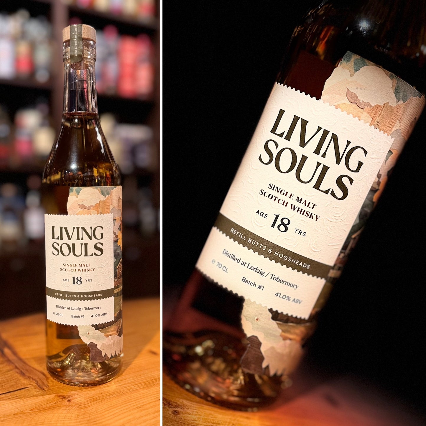 Living Souls 18 year old - Distilled at Ledaig/Tobermory