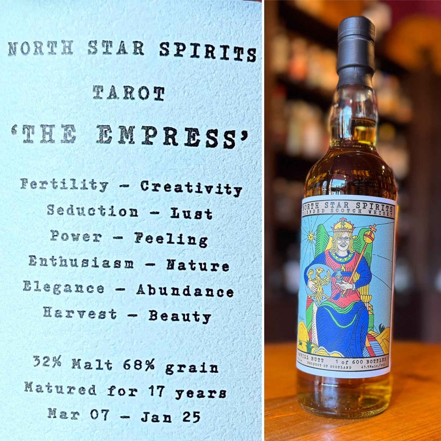Tarot Series - The Empress 17 year old - North Star Spirts